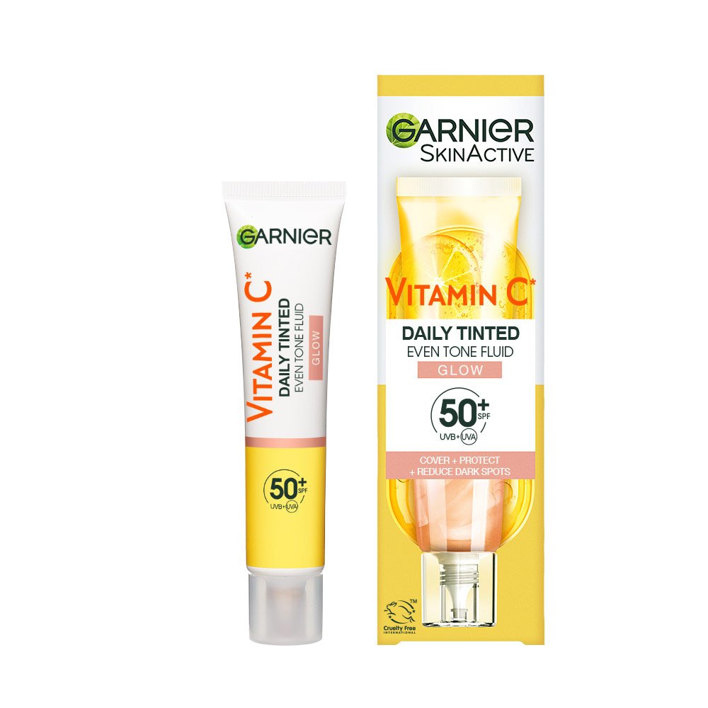 Garnier Vitamin C* Daily Tinted Even Tone Fluid with SPF50